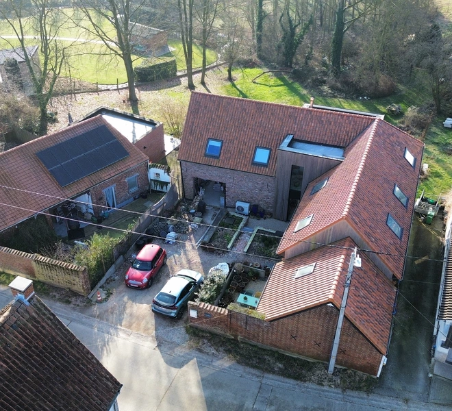 Vastgoed luchtfoto